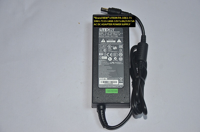 *Brand NEW*12V 5.0A/12V 5A AC DC ADAPTER LITEON 1061-7113-140A PA-1061-71 POWER SUPPLY - Click Image to Close